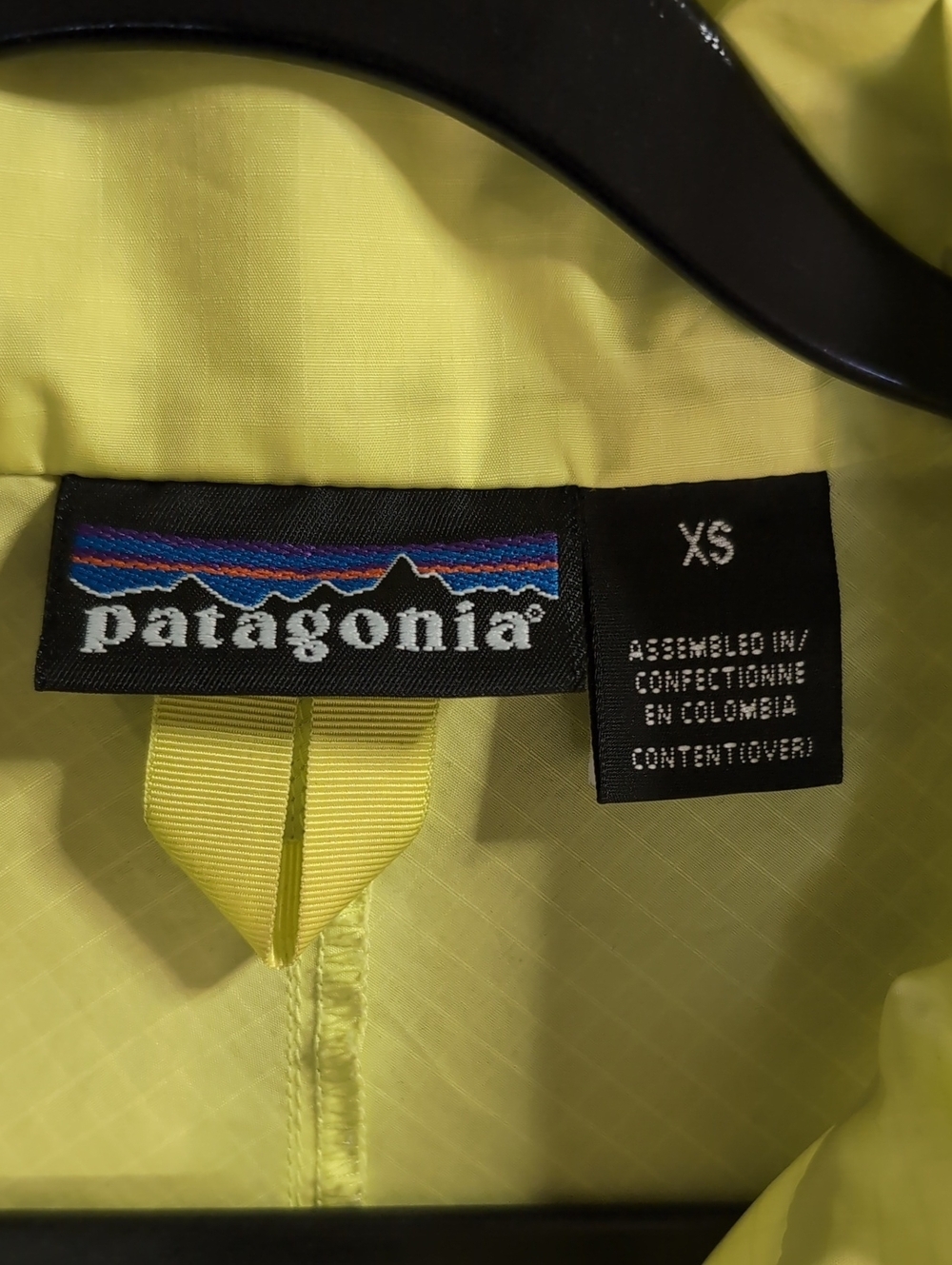 Vintage Patagonia Velocity Shell Zip Up Jacket Size XS in Hi-vis Fluorescent - Picture 2 of 9